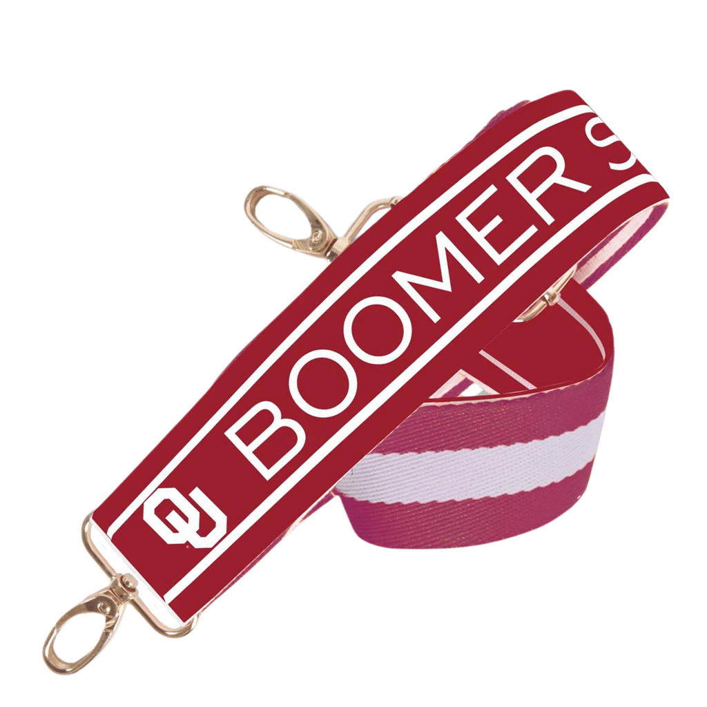 Reversible OU Boomer Sooner Purse Strap - Balfour of Norman