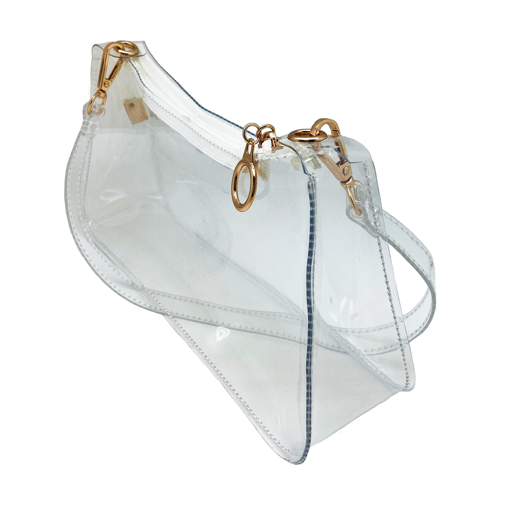 Fashion Clear Tote Bag PVC Clutch Messenger Handbag Tote Shoulder