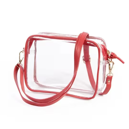 Crimson Clear Camera Bag