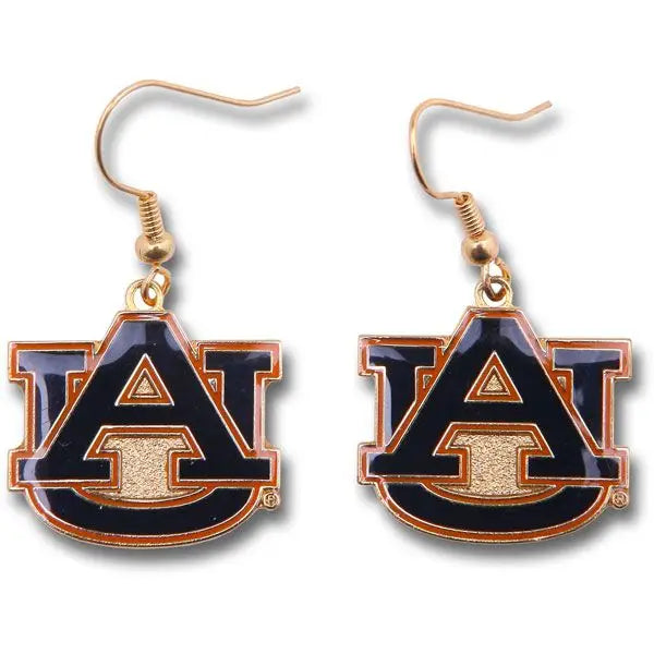 AUBURN Tigers Logo Drop Earrings