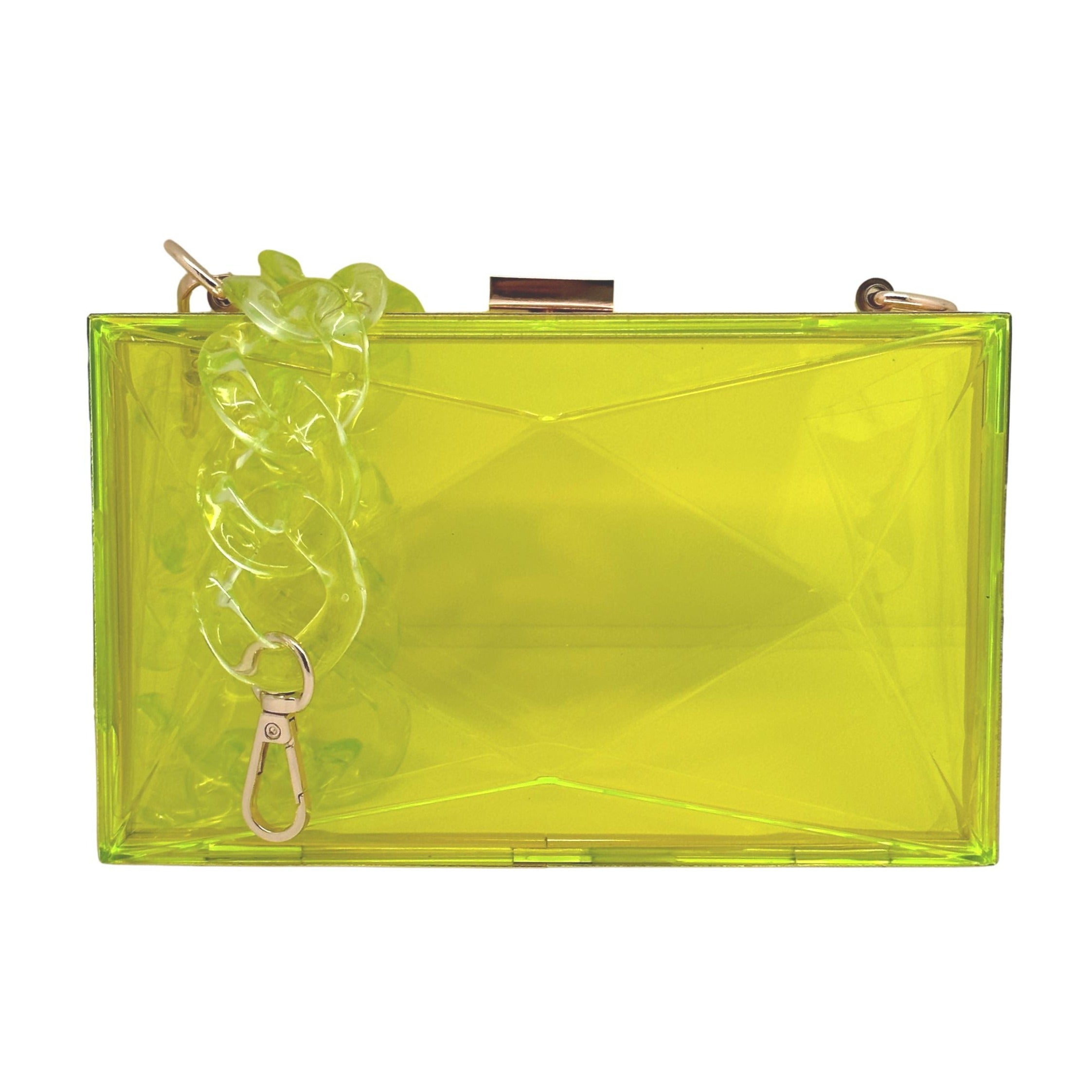 NEW The Marilyn Faceted Acrylic Box Purse