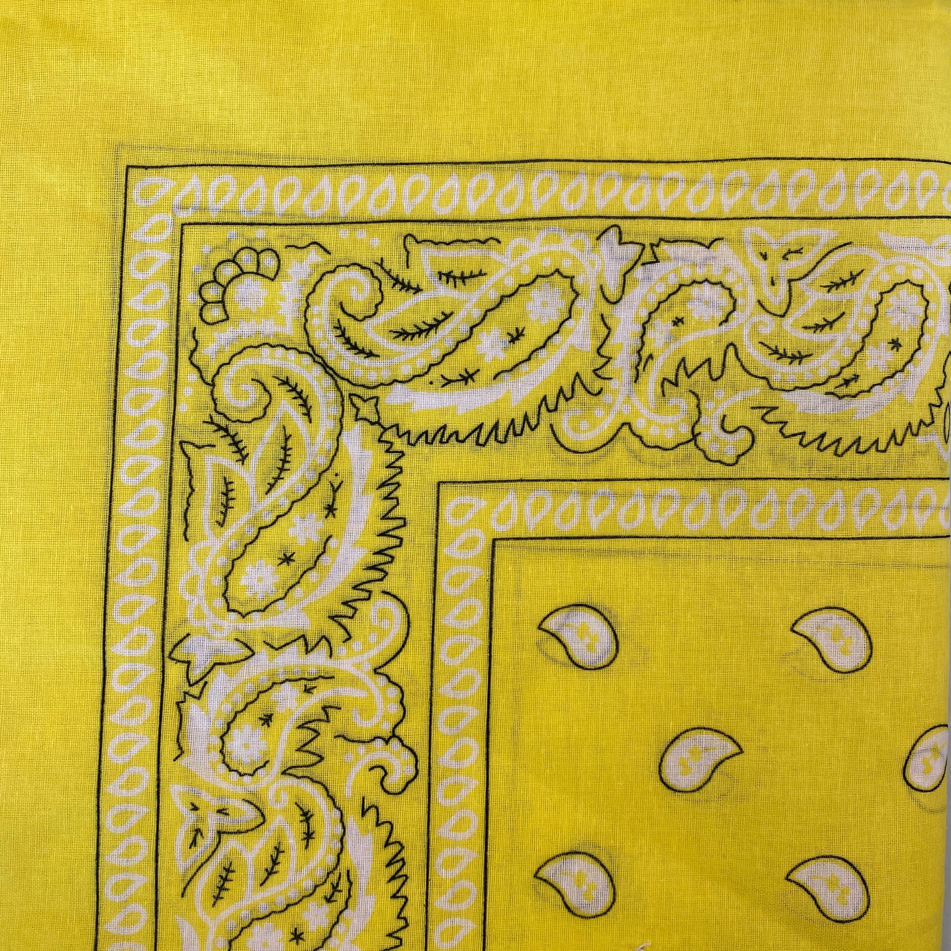 School Color Bandana- Yellow