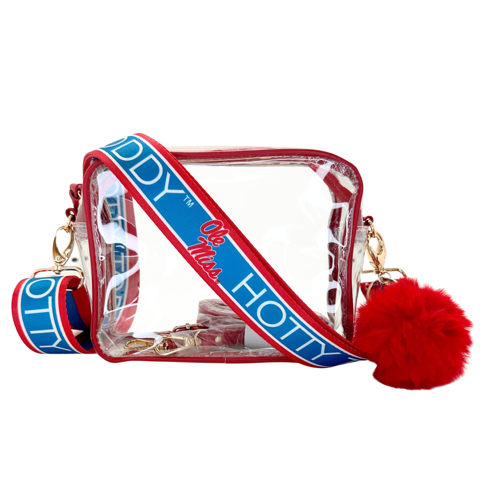 Ole Miss Hotty Toddy Purse Set 4pcs