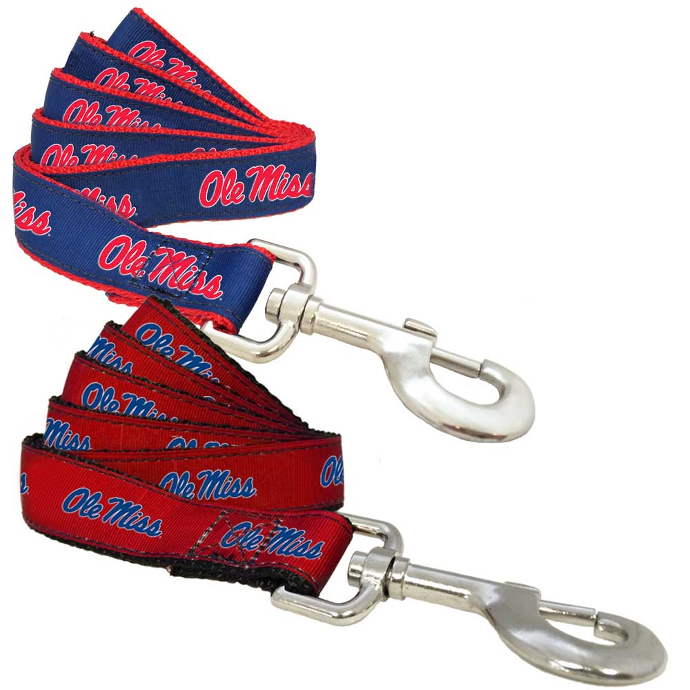 Ole Miss Dog Leash & Collars