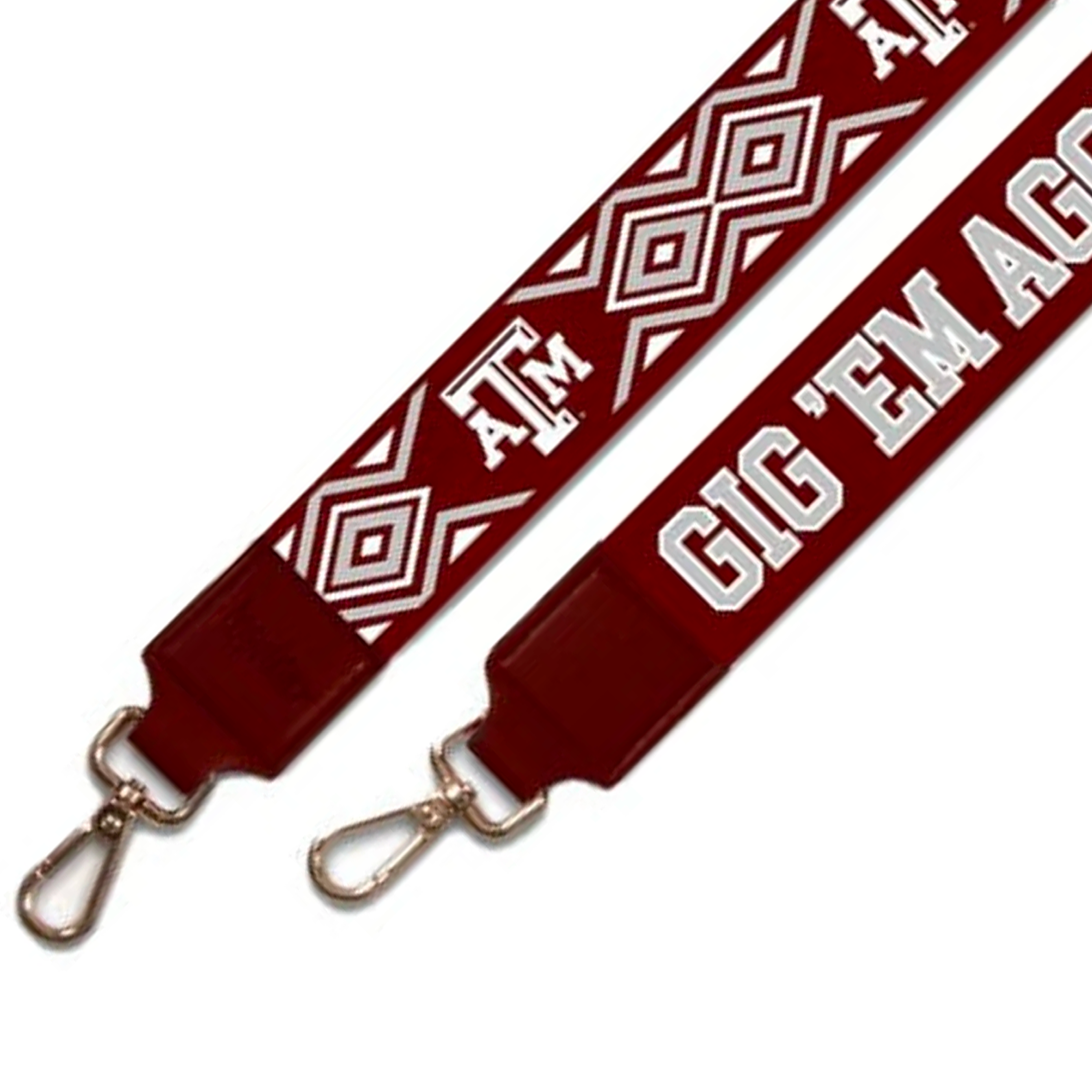 TEXAS A&M 2" - Officially Licensed - Ikat Design