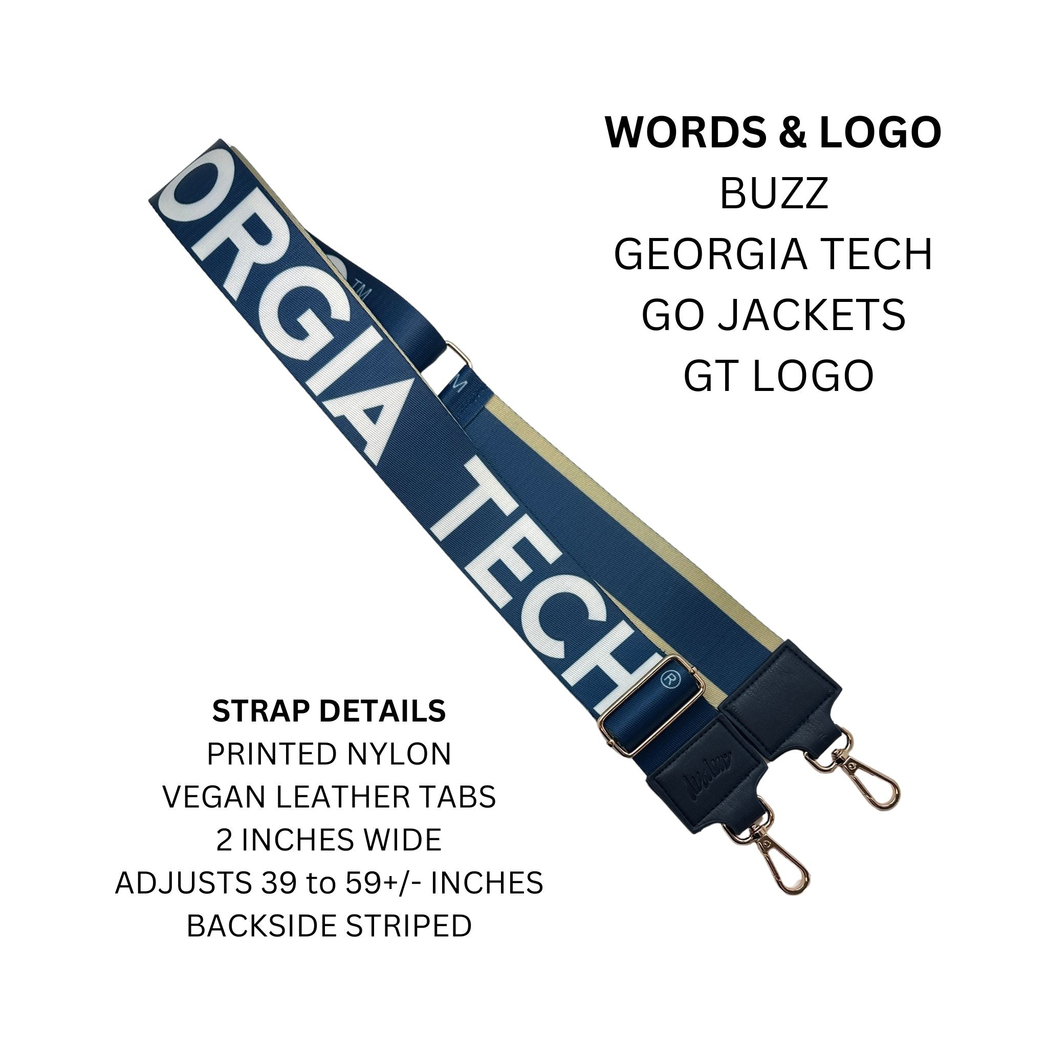 GEORGIA TECH 2" - Officially Licensed - Stripe