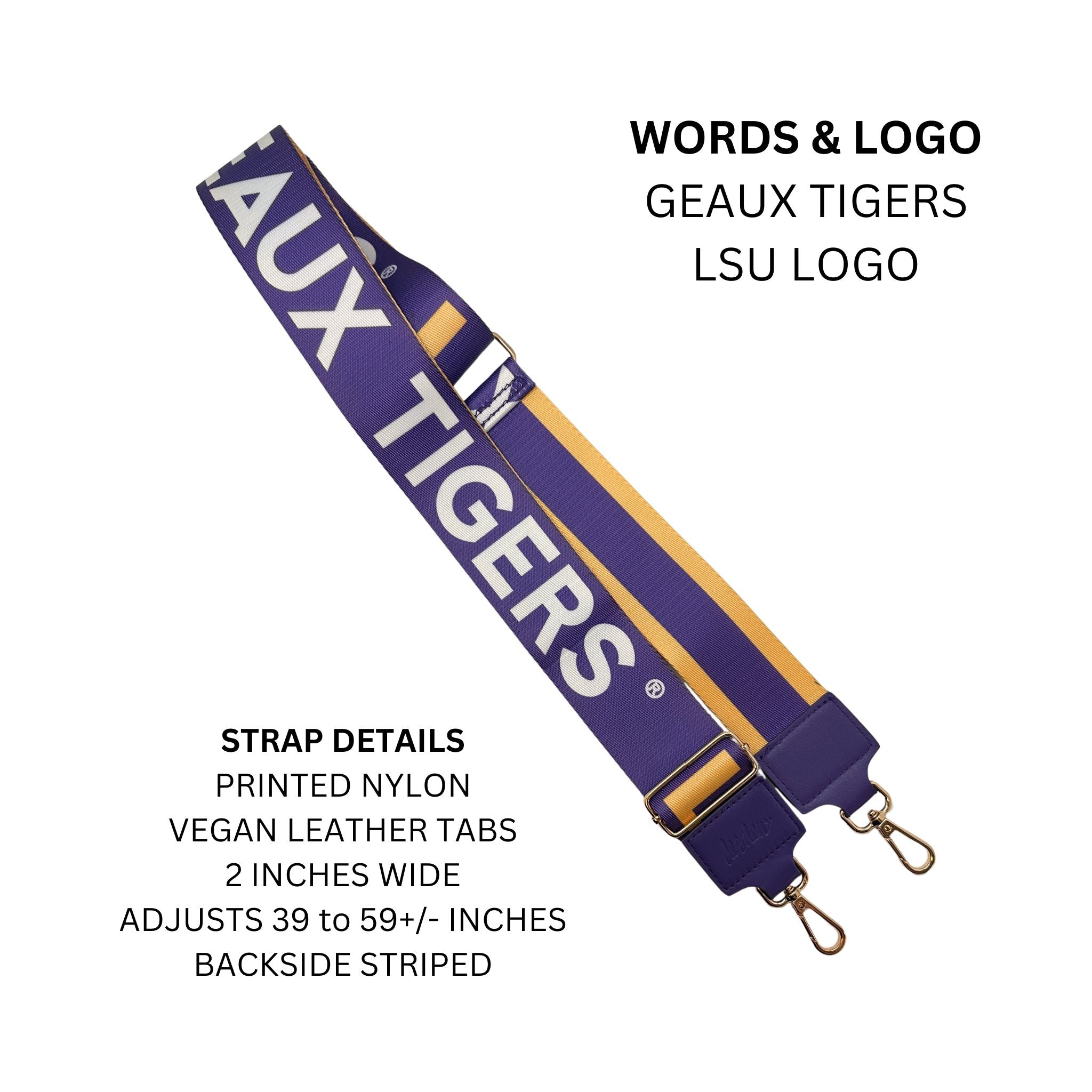 LSU 2" - Officially Licensed - Stripe