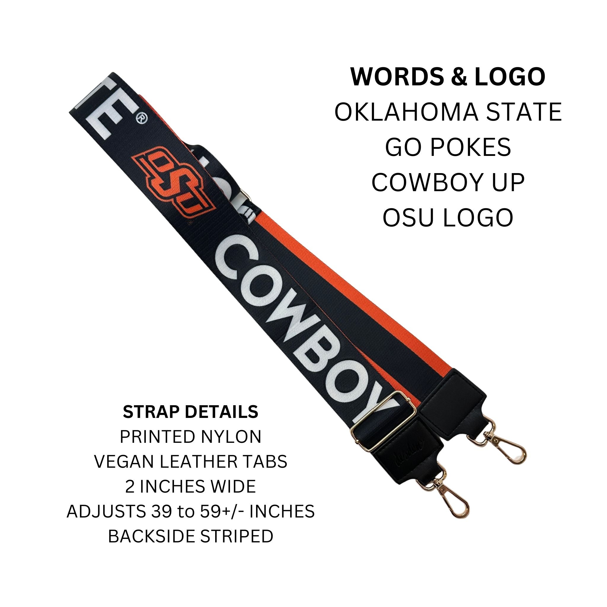 OKLAHOMA STATE 2" - Officially Licensed - Stripe