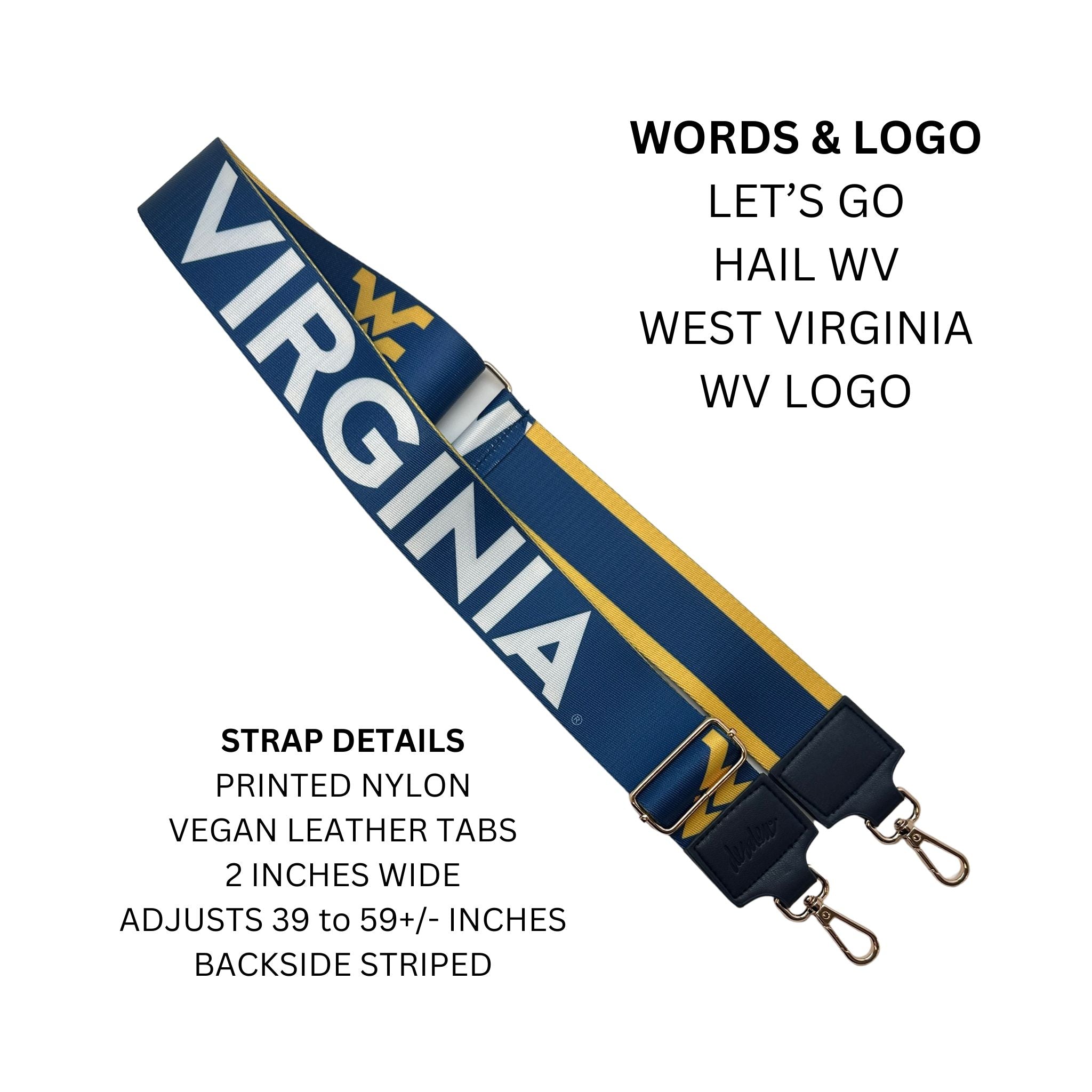 WEST VIRGINIA 2" - Officially Licensed - Stripe