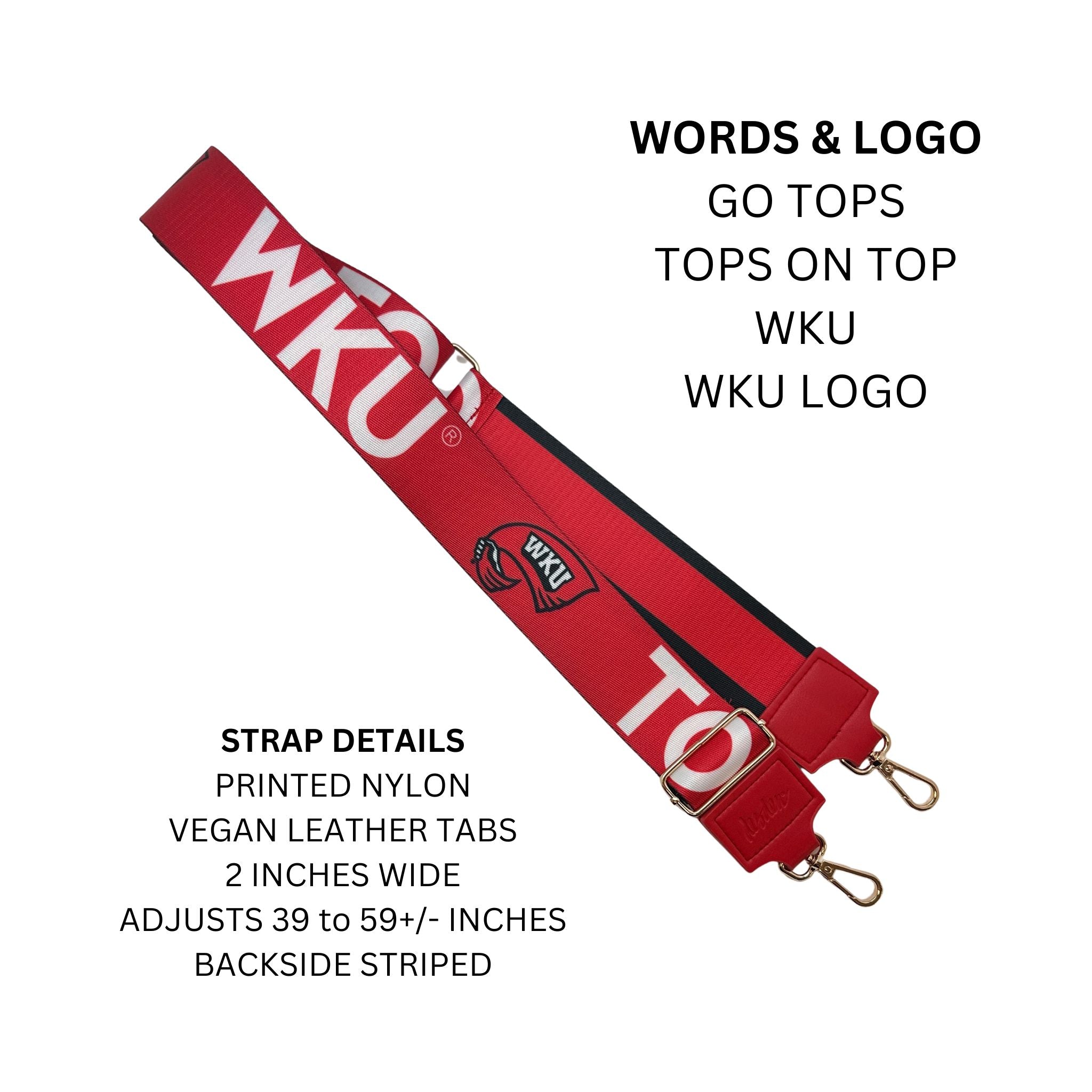 WESTERN KENTUCKY 2" - Officially Licensed - Stripe