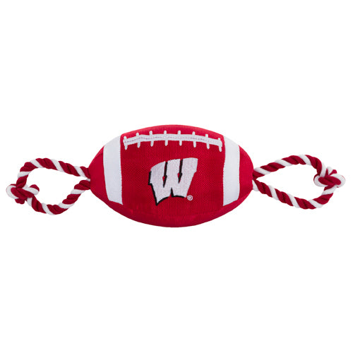 Wisconsin Nylon Football Tug Toy