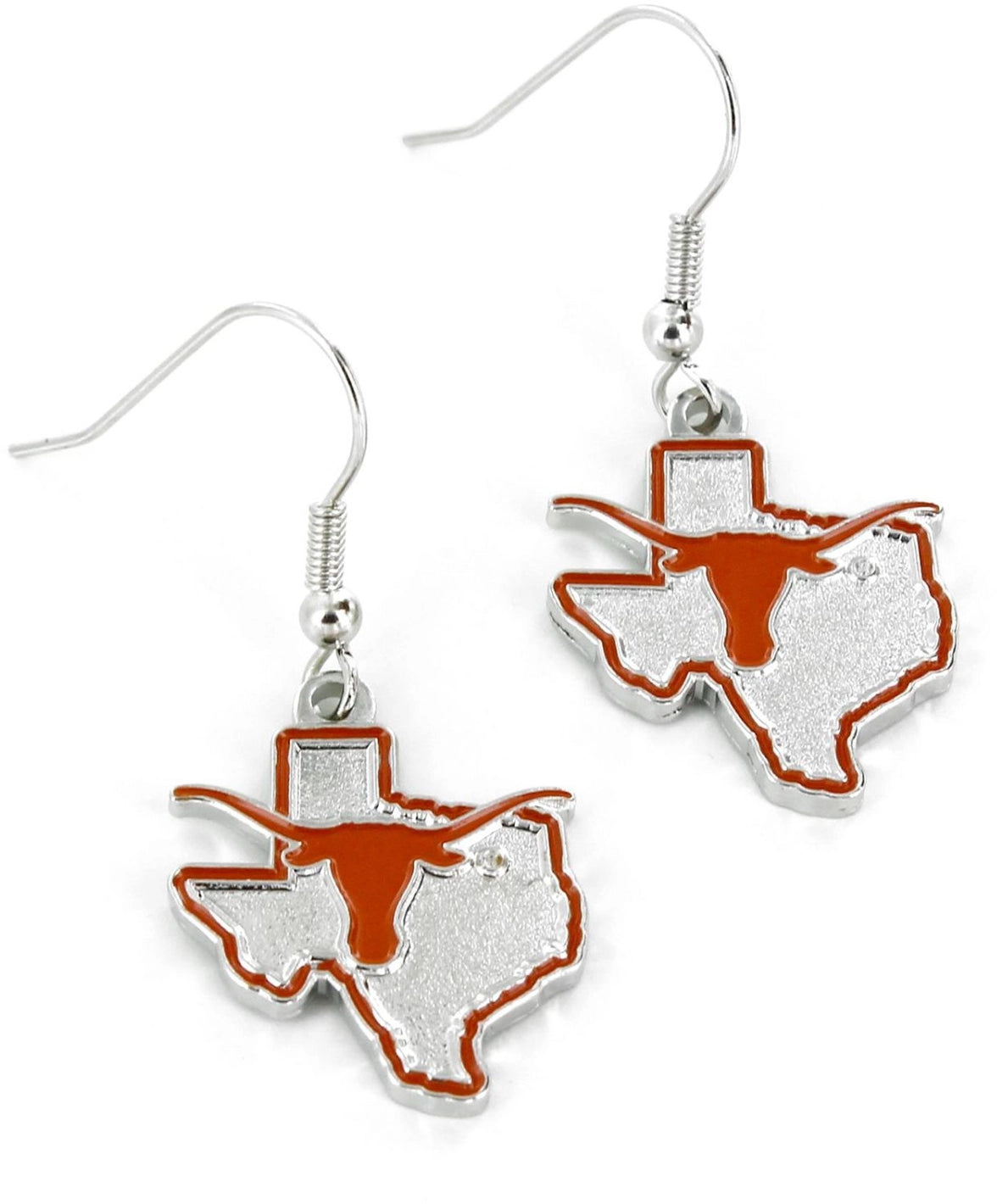 TEXAS "Longhorns" State Earrings