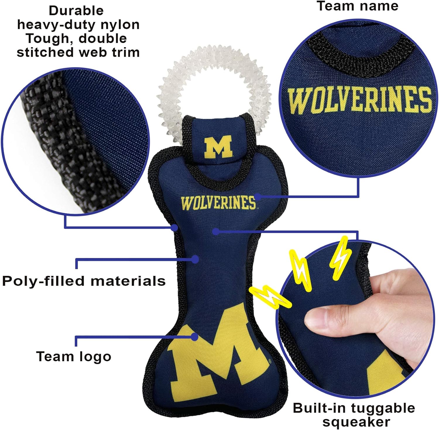 Michigan Dental Tug Toy