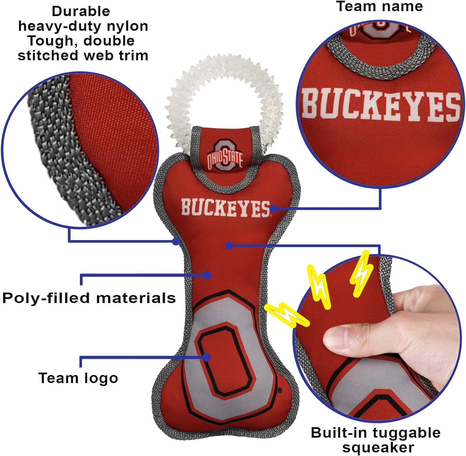 Ohio State Dental Tug Toy