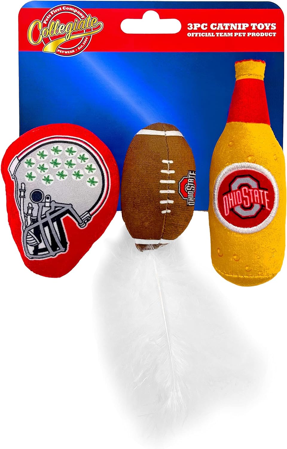 Ohio State 3pc Cat Nip Toy Set