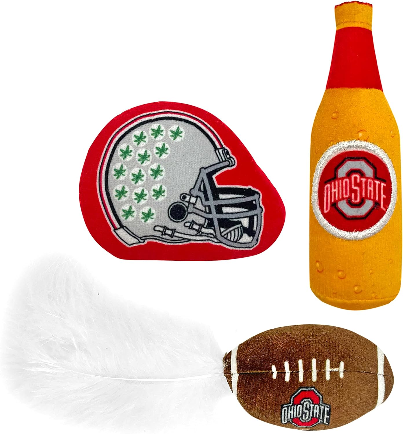 Ohio State 3pc Cat Nip Toy Set