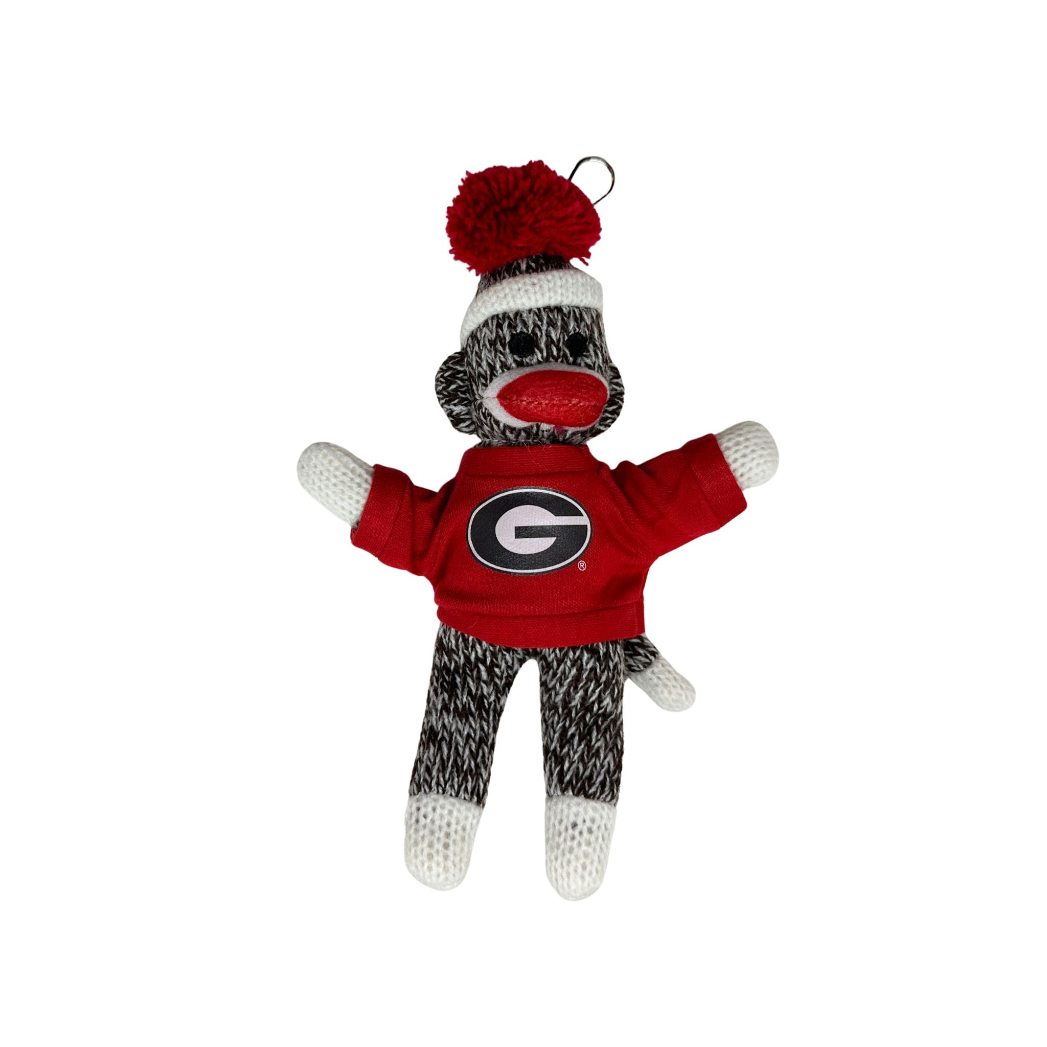 GEORGIA Sock Monkey Keychain