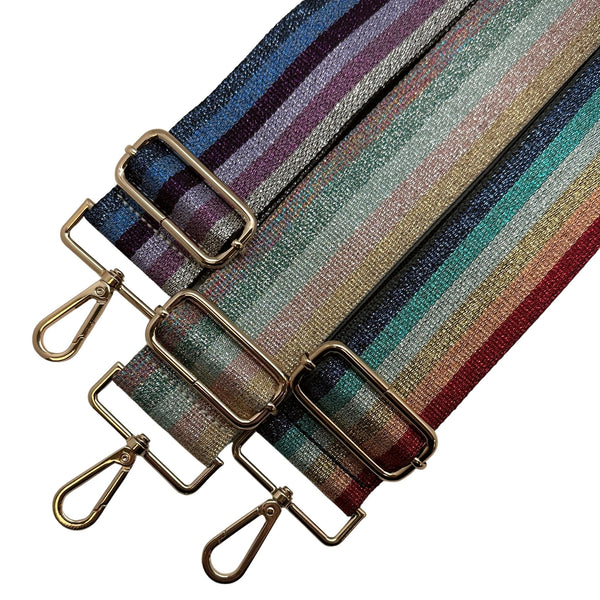 Ah-Dorned: Bag Strap - Embroidered Rainbow