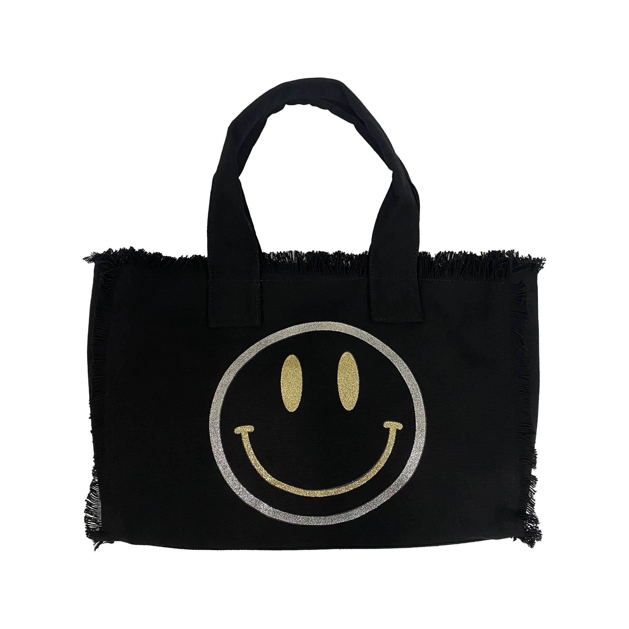 Smiley Tote- Black