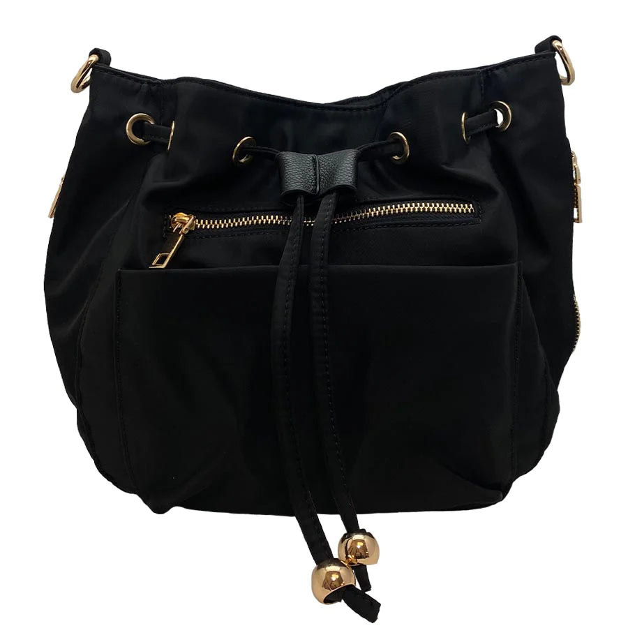 The Blake Bucket Bag in Black