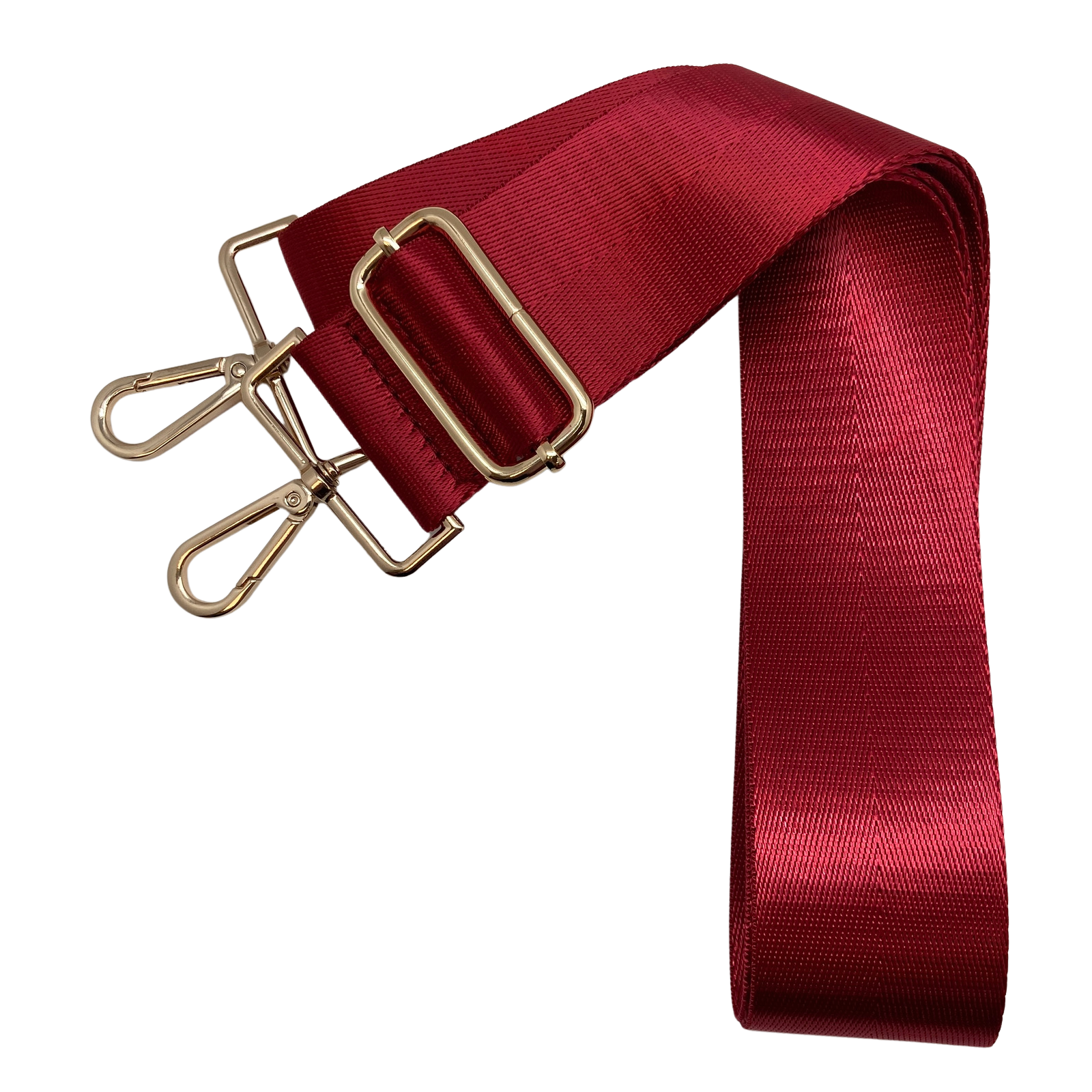 Solid Nylon Strap - Crimson